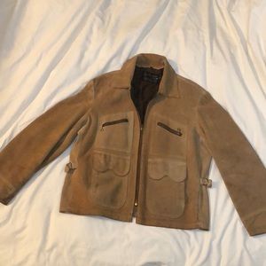 Vintage Leather Shop Sears Men’s Store Made in USA Suede Jacket Excellent RETRO